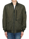 Garment Dyed Crinkle Reps Jacket Khaki - STONE ISLAND - BALAAN 3