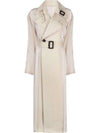 numbering patch two-tone trench coat beige - MAISON MARGIELA - BALAAN 2