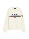 Adam Logo Print Sweatshirt Ecru - A.P.C. - BALAAN 2