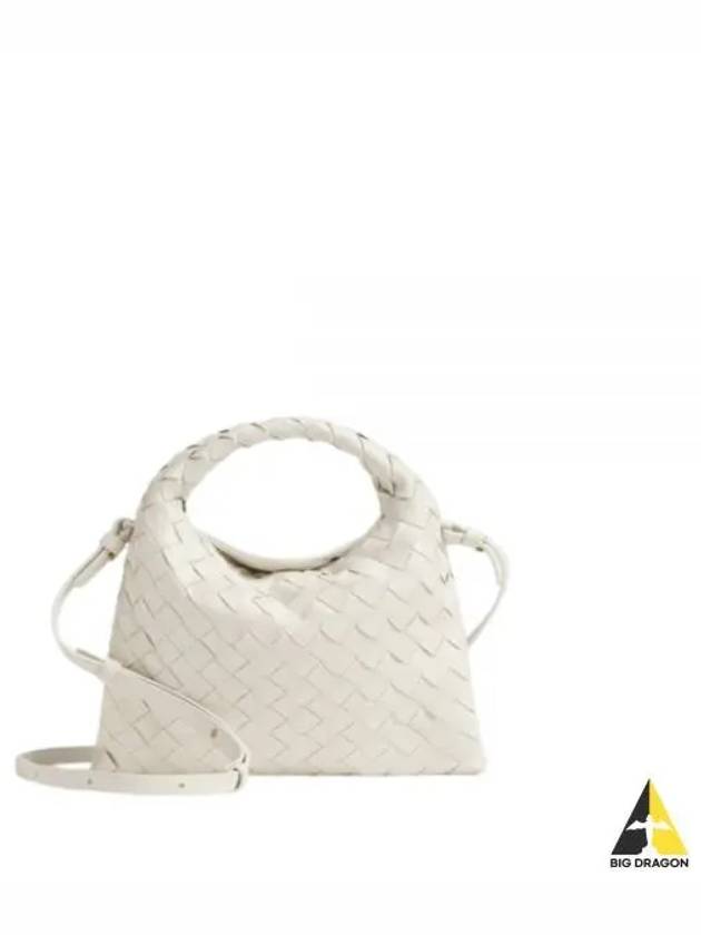 Intrecciato Mini Hop Tote Bag White - BOTTEGA VENETA - BALAAN 2