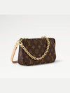 Women s Pochette Accessua Logo Leather Cross Bag Brown 82766 - LOUIS VUITTON - BALAAN 1