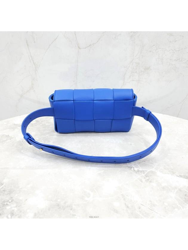 Lux You New Product Blue Mini Cassette Belt Bag - BOTTEGA VENETA - BALAAN 3