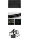 Belted Logo Leather Card Wallet Black - GUCCI - BALAAN 4