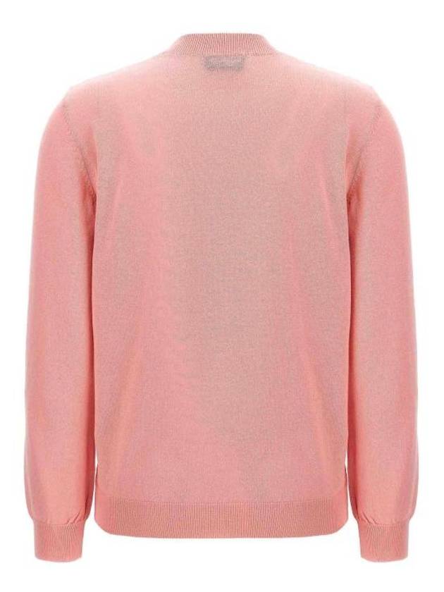 Bella Logo Embroidery Cardigan Pink - A.P.C. - BALAAN 3