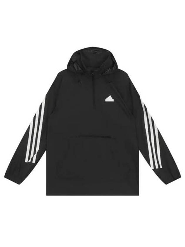 Future Icon 3 Stripes Woven Windbreaker Black - ADIDAS - BALAAN 3