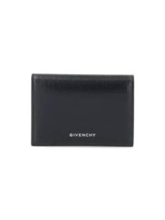 4G Classic Grain Calfskin Half Wallet Black - GIVENCHY - BALAAN 2