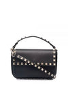 Rockstud Chain Cross Bag Black - VALENTINO - BALAAN 2