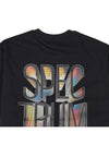 Spectrum Graphic Short Sleeve T-Shirt Black - SOLID HOMME - BALAAN 8