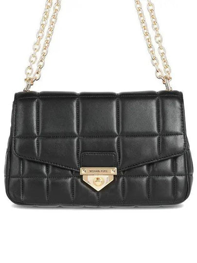 Soho Quilted Large Shoulder Bag Black - MICHAEL KORS - BALAAN 2