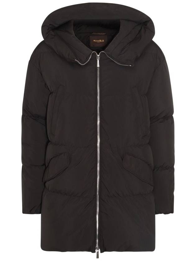 Moorer Black Down Jacket - MOORER - BALAAN 1