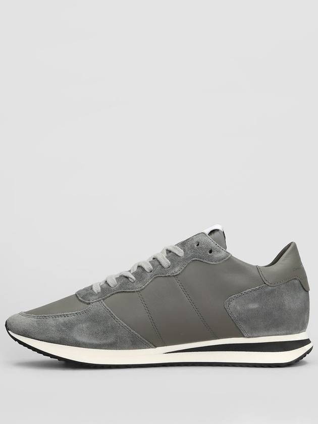 TRPSuede Low Top Sneakers Gray - PHILIPPE MODEL - BALAAN 4