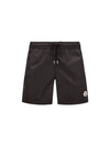 Men's Logo Patch Three Stripes Lining Swim Shorts Black - MONCLER - BALAAN 2