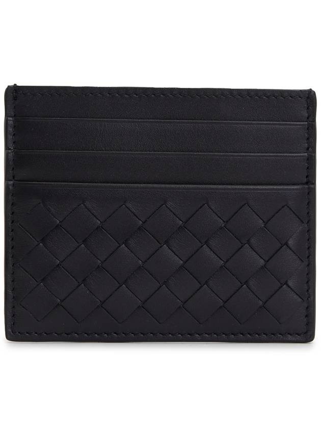 Intrecciato Classic Card Wallet Midnight Blue - BOTTEGA VENETA - BALAAN 3