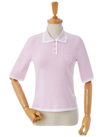 COLOR COMBI T COLLAR KNITPINK - AOW - BALAAN 1