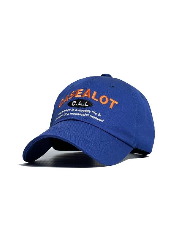 Lettering Logo Ball Cap Blue - CASEALOT - BALAAN 2