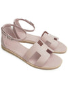 Santorini sandals rose porcelain full set - HERMES - BALAAN 1