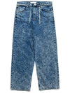 Jinro Denim Shirt Pants Set Blue - C WEAR BY THE GENIUS - BALAAN 11