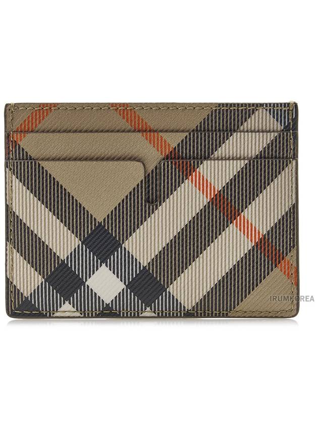 Check Card Case Wallet Beige - BURBERRY - BALAAN 4