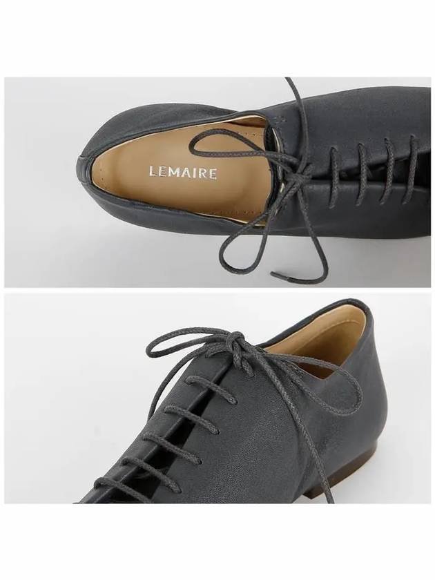 Souris Flat Classic Derby Asphalt - LEMAIRE - BALAAN 5