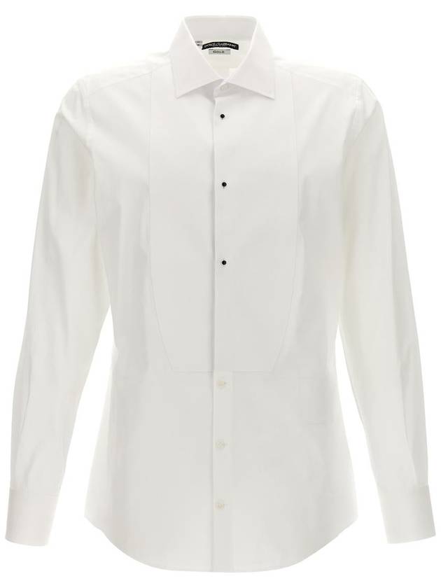 24 ss Cotton Shirt WITH FRONTAL PLASTRON G5EN5TFU5U8W0800 B0650034790 - DOLCE&GABBANA - BALAAN 2