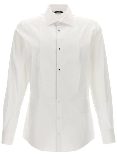 24 ss Cotton Shirt WITH FRONTAL PLASTRON G5EN5TFU5U8W0800 B0650034790 - DOLCE&GABBANA - BALAAN 2