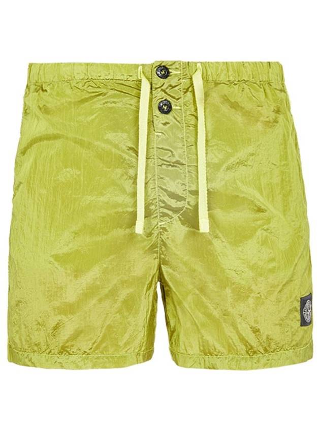 Men's Nylon Metal Swim Shorts Green - STONE ISLAND - BALAAN 2