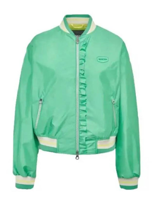 Scalea green women s wind jacket blouson aviation jumper - DUVETICA - BALAAN 1