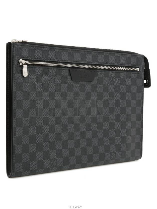 Damier Graphite Pochette 24H Clutch Bag N40481 - LOUIS VUITTON - BALAAN 3