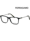 glasses frame SF2876 021 square horn rim black - SALVATORE FERRAGAMO - BALAAN 1