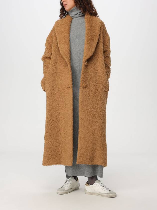 Shawl Collar Single Coat Tobacco - GOLDEN GOOSE - BALAAN 3