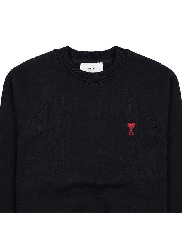 Men s Small Heart Logo Sweatshirt - AMI - BALAAN 2