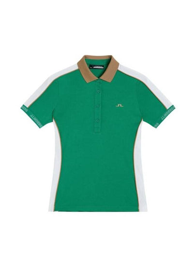 Golf Women's Damai Polo Shirt JL Green - J.LINDEBERG - BALAAN 2