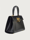 Iconic Large Tote Bag Black - SALVATORE FERRAGAMO - BALAAN 4