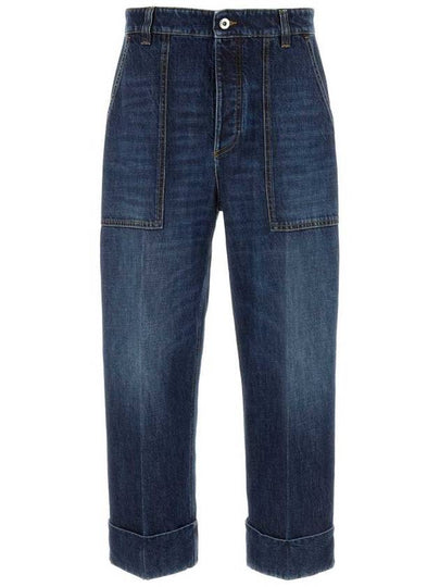 Denim Straight Pants 771873V2J80 4715 DENIM - BOTTEGA VENETA - BALAAN 2