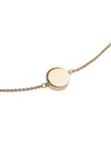 Kira Enamel Chain Bracelet Gold White - TORY BURCH - BALAAN 5