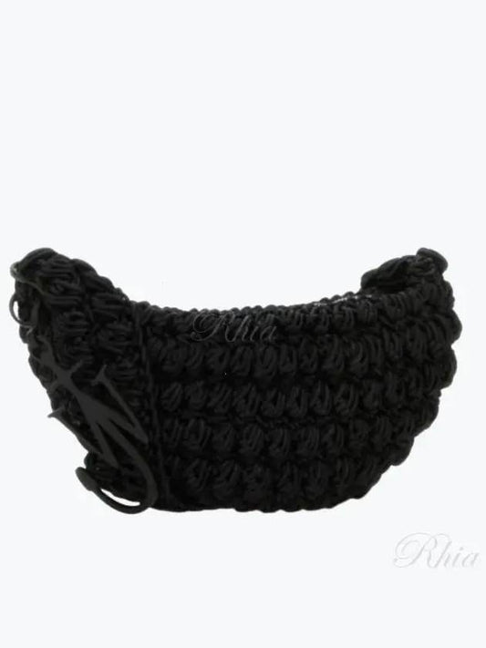 Popcorn Sling Cross Bag Black - JW ANDERSON - BALAAN 2