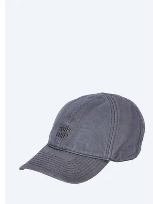 5HC370 2CR2 F0031 Drill Baseball Cap - MIU MIU - BALAAN 2