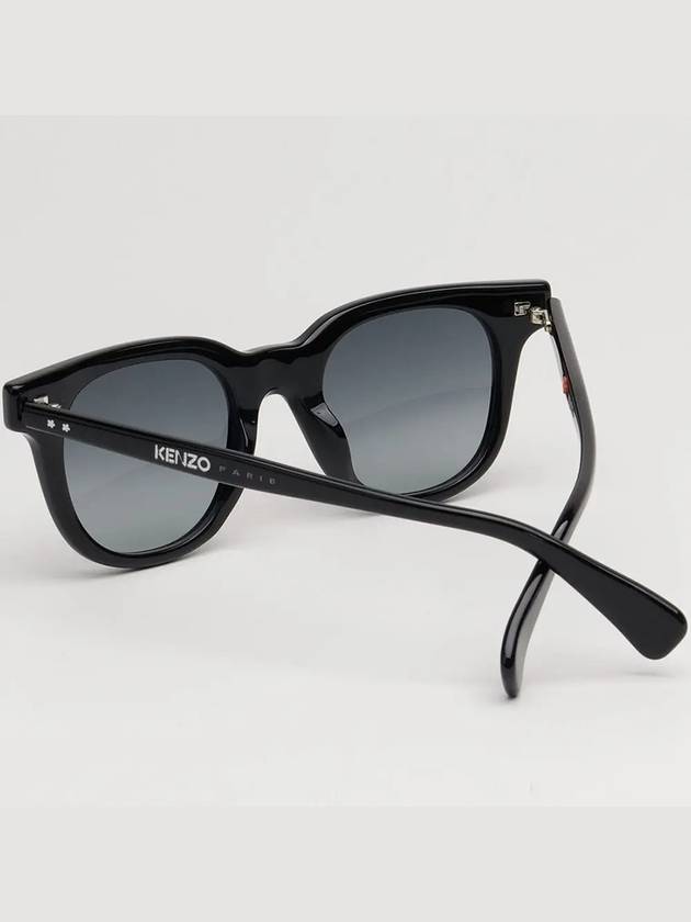 Sunglasses KZ40167I 01B Black Horn Rim Square - KENZO - BALAAN 4