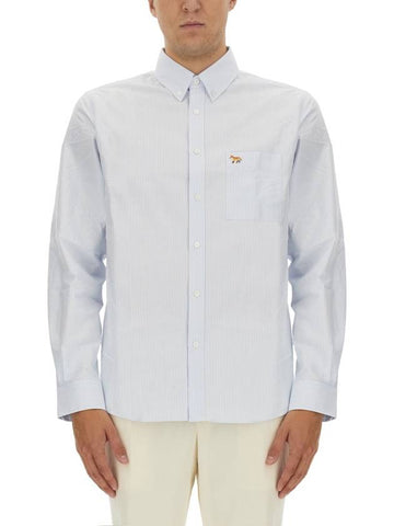 SHIRT WITH LOGO - MAISON KITSUNE - BALAAN 1