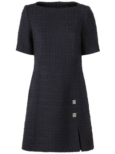 Givenchy Wool Blend Tweed Dress - GIVENCHY - BALAAN 1