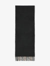 Check Cashmere Scarf Black - BURBERRY - BALAAN 2