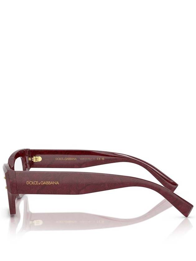 Dolce & Gabbana DG3387 Bordeaux Lace - DOLCE&GABBANA - BALAAN 3