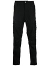 Wappen Patch Cargo Track Pants Black - STONE ISLAND - BALAAN 3