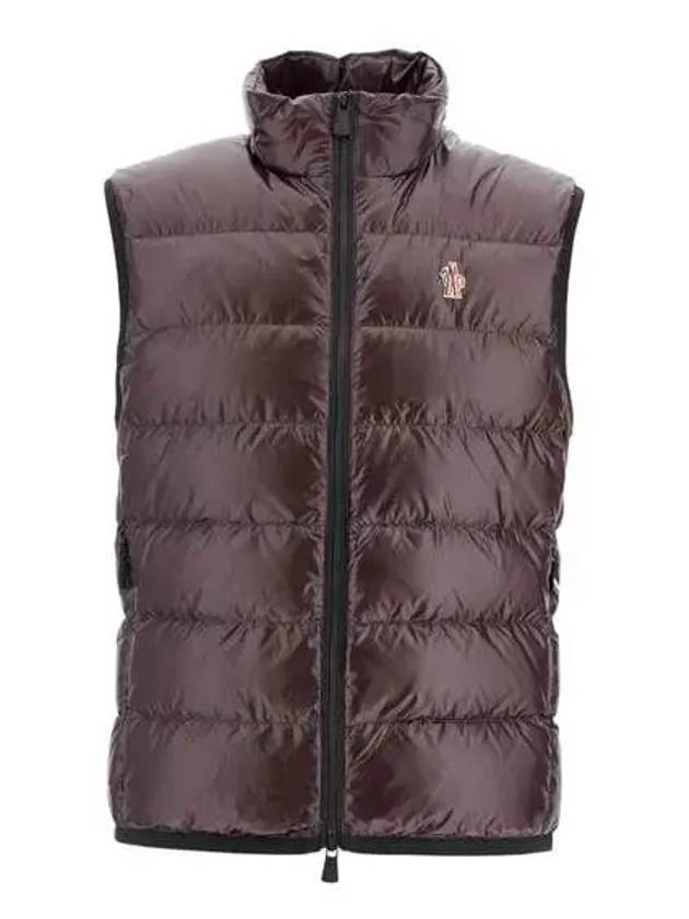 Grenoble Down Vest Dark Brown - MONCLER - BALAAN 2