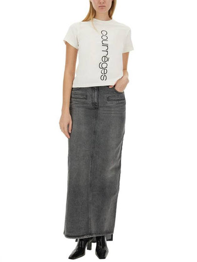 Courrèges Denim Skirt - COURREGES - BALAAN 2