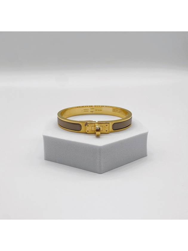 Mini Clic Kelly Bracelet Gold - HERMES - BALAAN 3