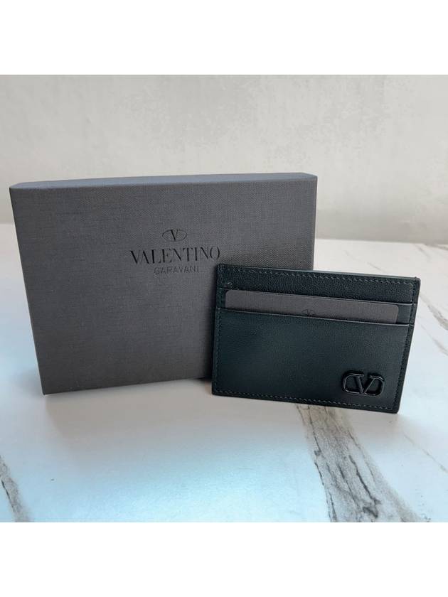 V logo card wallet P0448ZQU 0NO NERO - VALENTINO - BALAAN 4