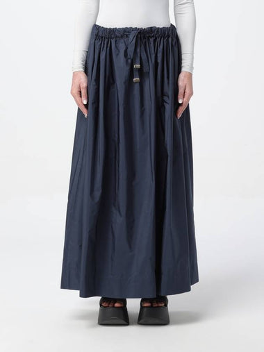 Claire Skirt Pleated Skirt Navy - S MAX MARA - BALAAN 1