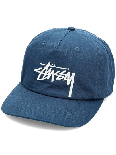 Big Stock Logo Ball Cap Navy - STUSSY - BALAAN 2