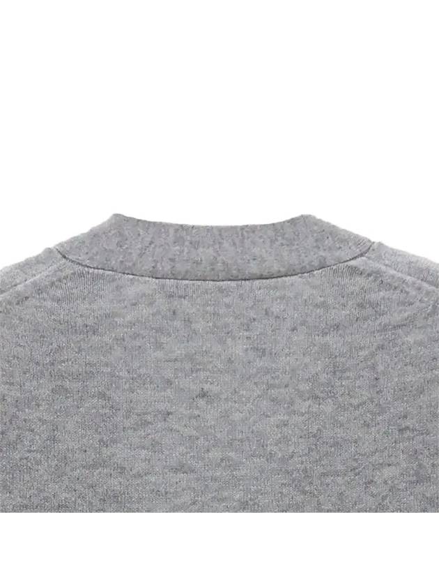 Keve Face Wool V-neck Cardigan Grey - ACNE STUDIOS - BALAAN 8